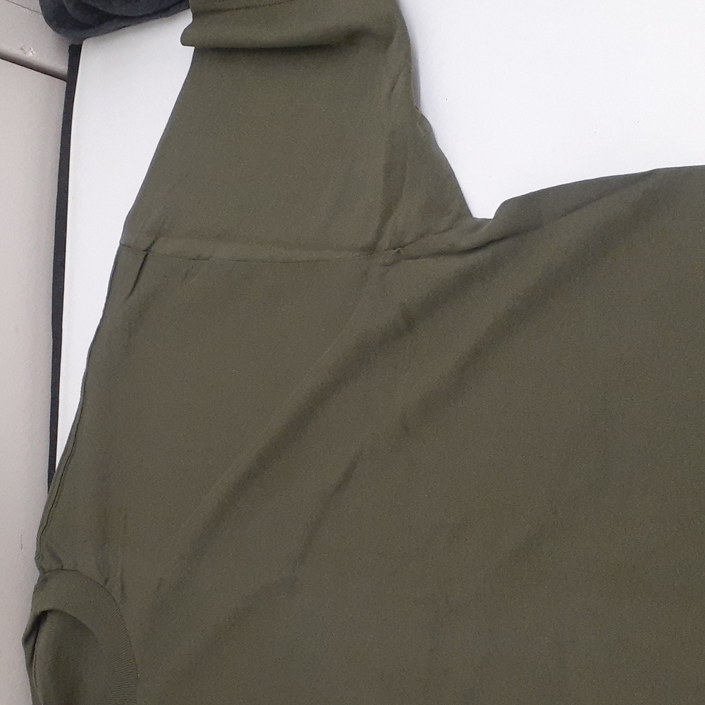 NEW 3 Heavy Cotton MENS T-SHIRTS sz 3XL-4XL LONG Sleeves Green khaki Olive Green - Picture 9 of 11